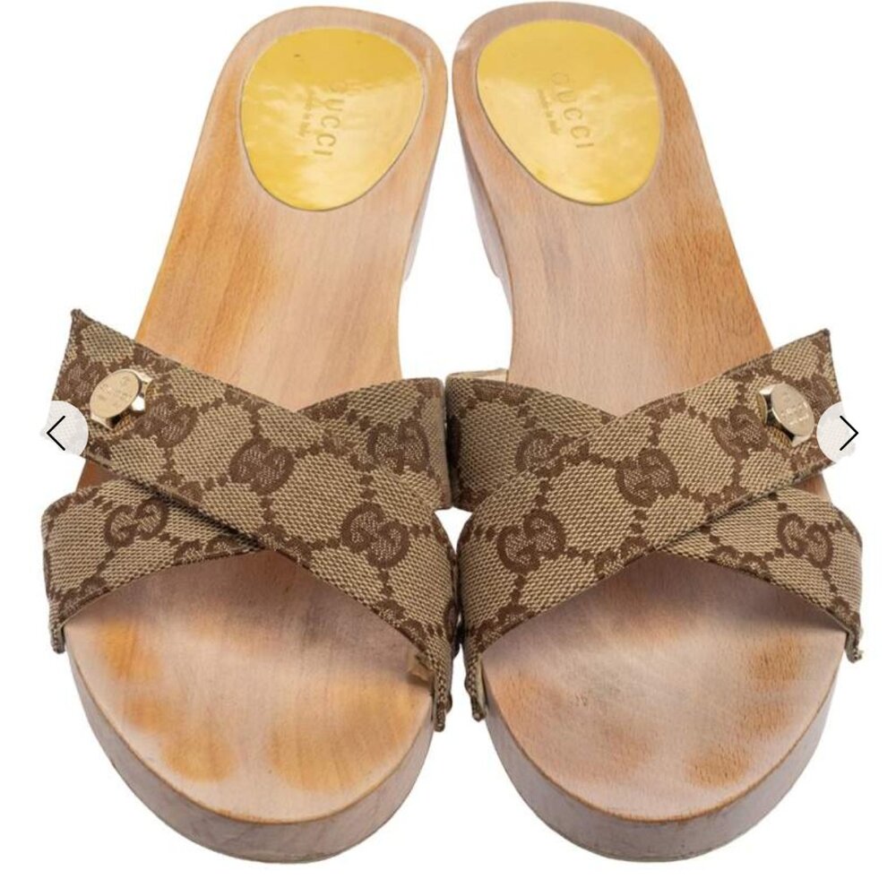 Vintage Gucci clog sandals